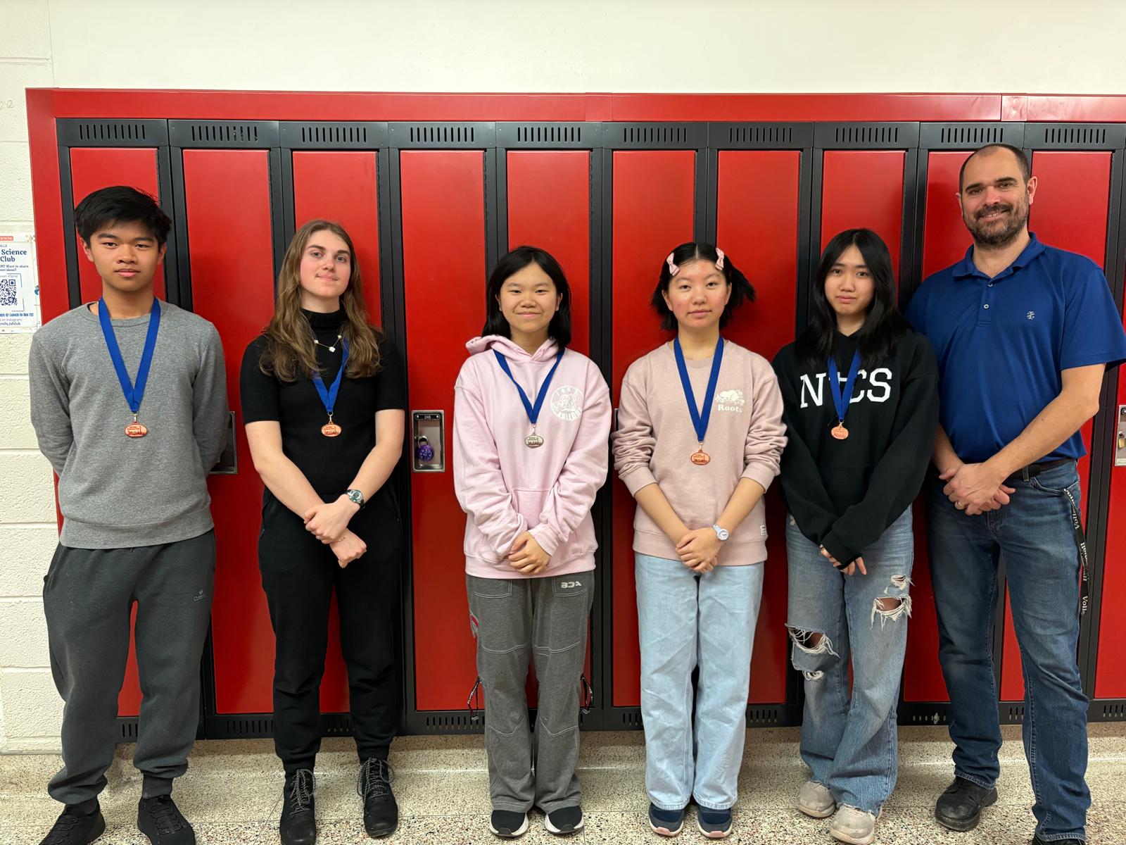 York Mills CI Toronto Science Fair Medalists 2025